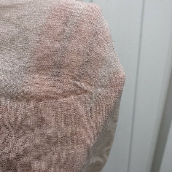 By Chapter Women's Short Sleeve Shirt Blouse Sheer Ruffle Cottagecore Top Small - Picture 5 of 10